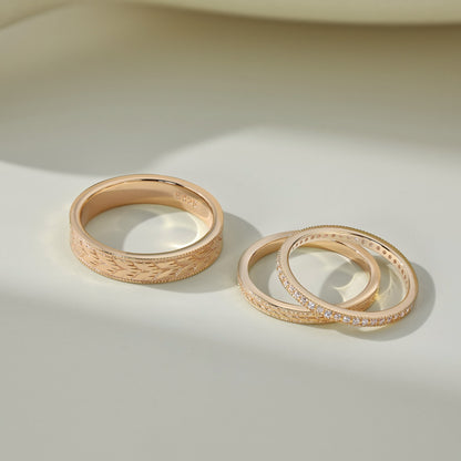 Champagne ‘Cleo’ Eternity Ring