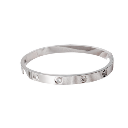 Stainless Steel Studded Bangle