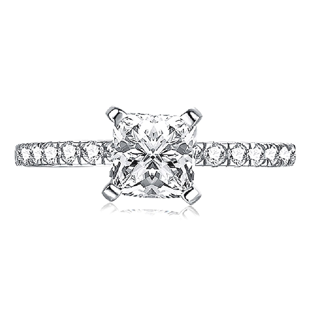 1.5ct Princess Cut ‘Cleo’ Ring