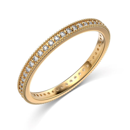 Champagne ‘Cleo’ Eternity Ring