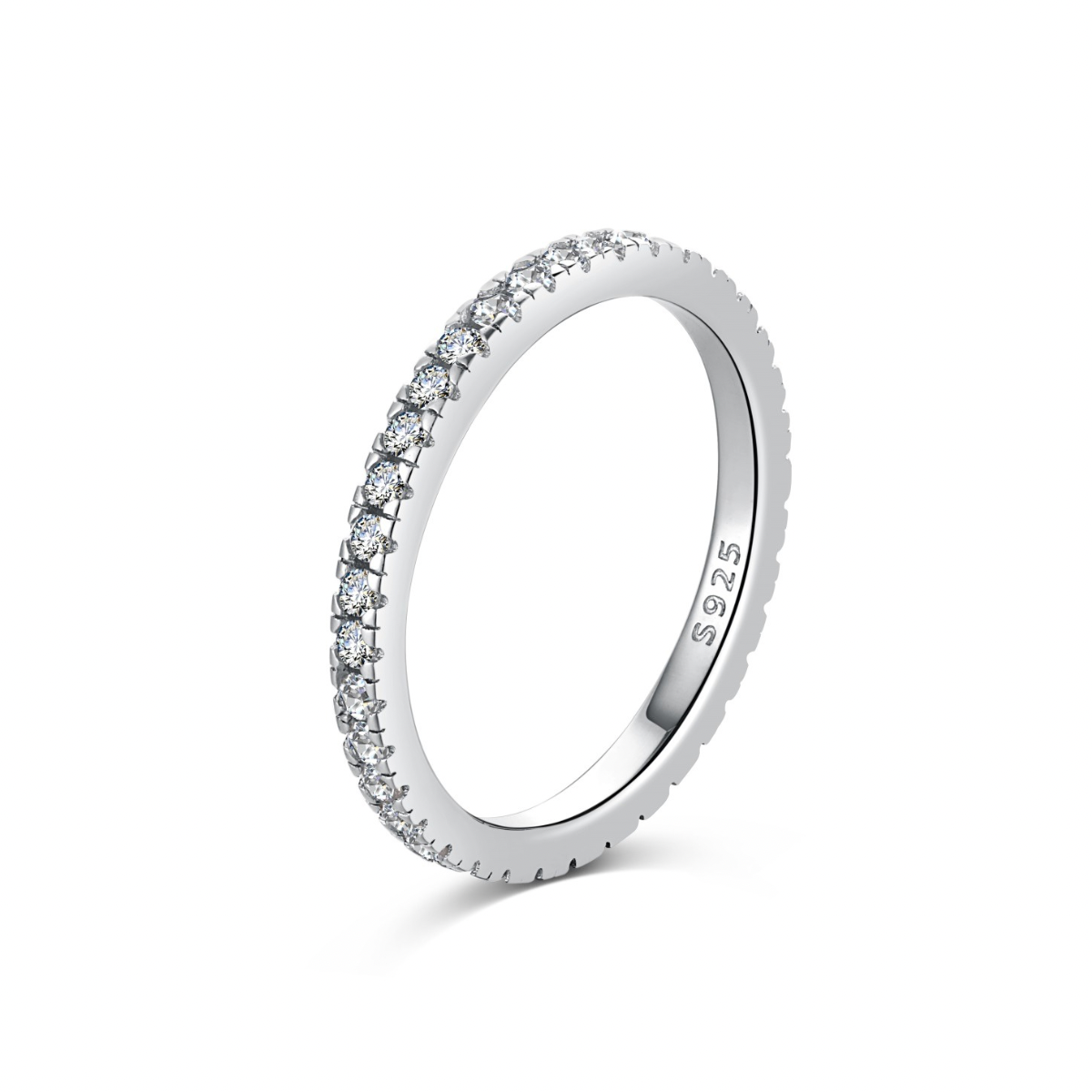 Sterling Silver ‘Emry’ Eternity Ring