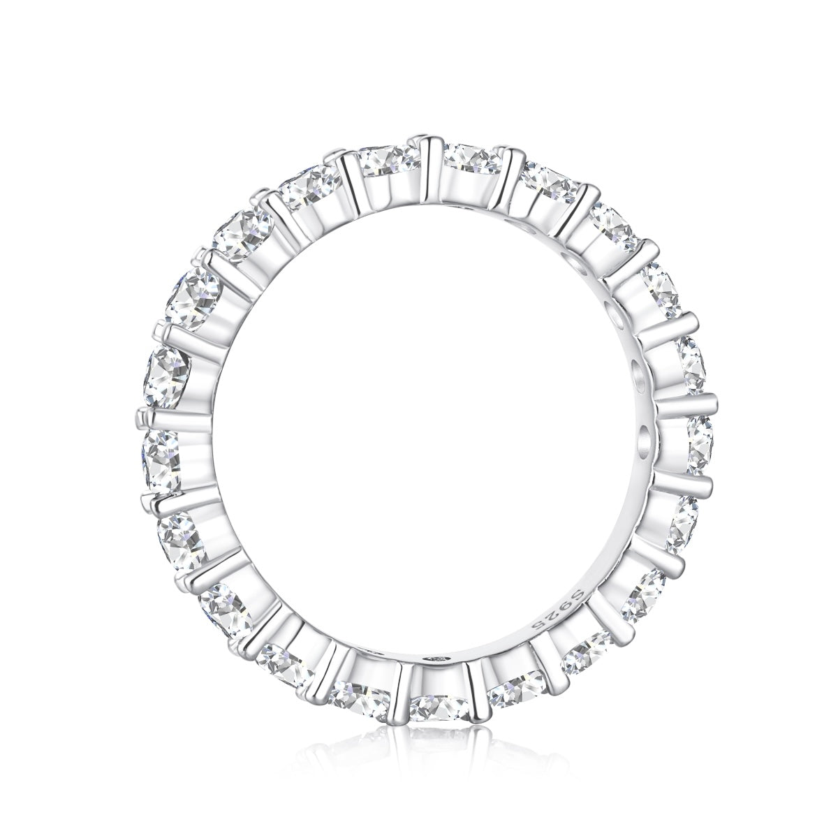 Sterling Silver ‘Cara’ Eternity Ring